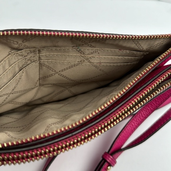 MICHAEL KORS Leather Double Pouch Crossbody - Picture 9 of 13